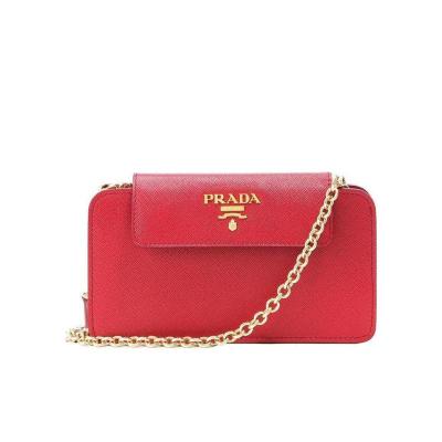 单肩包女士链条两隔层磁扣金配饰通勤手提斜挎小方包