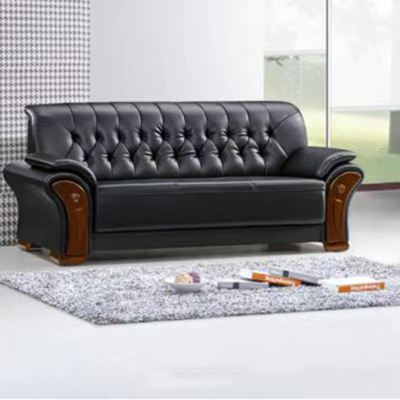 绵冠(MIANGUAN) 办公沙发会客沙发时尚简约商务三人位沙发