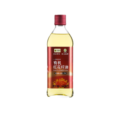 中垦飨味堂 有机红花籽油(亚油酸含量≥79%)500ML 单位:瓶