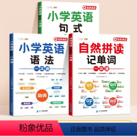 [全3册]单词 语法 句式一本通 小学通用 [正版]小学生英语语法专项训练题语法知识大全强化练习册三四五六年级词汇单词汇