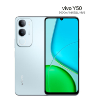 vivo Y50 天青 8GB+256GB 天玑6300 高清影像 6000mAh电池 44W充电 5G手机
