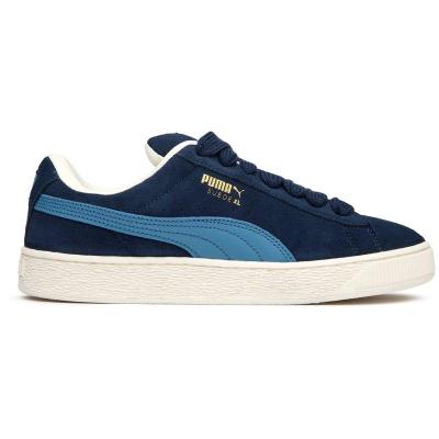 彪马(Puma)休闲板鞋男鞋厚底系带运动鞋麂皮拼接潮流百搭休闲 tra