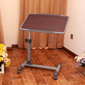 Easylife DFC-DGNZ可移动升降电脑桌家用床上书桌简约多功能桌 懒人桌 木纹