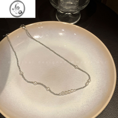 JiMi西太后土星珍珠项链女时尚高级感双层百搭锁骨链夏季轻奢气质颈链