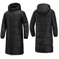 羽绒服男冬季中长款宽松舒适潮男女同款过膝连帽加厚保暖男士外套