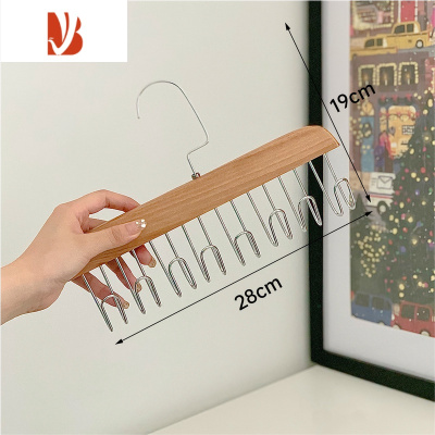 三维工匠多吊带衣架 家用宿舍橱柜挂钩内衣包包收纳架晾晒架子