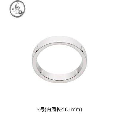 JiMi2023年新款小众设计简约基本款925银戒指女情侣对戒指环潮