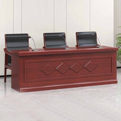 圣德列 演讲台会议室领导发言台油漆长条桌会议台桌1.8m