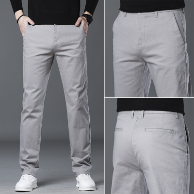 金盾(KIN DON)正品秋冬季休闲裤男直筒宽松纯棉长裤商务大码裤子