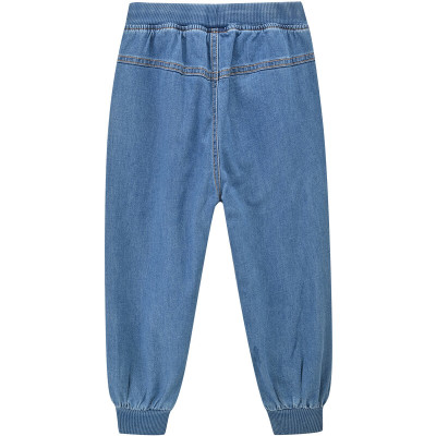 [1件3折]铅笔俱乐部童装2025冬装新款男童长裤中大童双层加绒牛仔裤儿童保暖裤