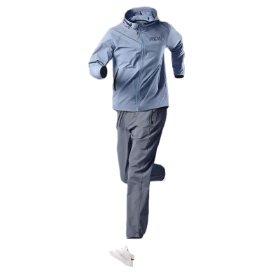 惠铁男士运动骑行服体育训练服 速干 套