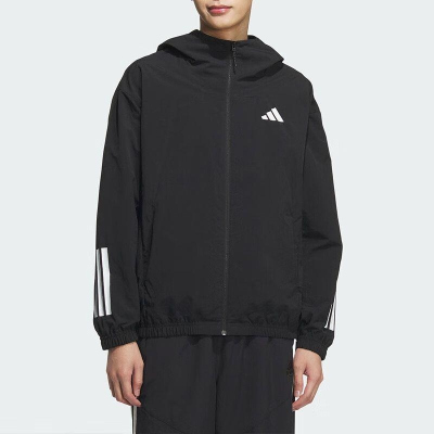 阿迪达斯 (adidas)外套男士新款运动服连帽休闲夹克 KC3926 C