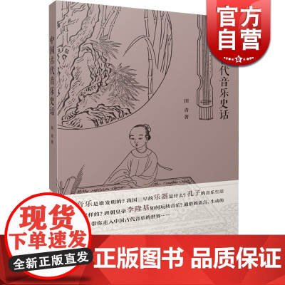 中国古代音乐史话 田青著 通俗的语言 生动的故事 带你走入中国古代音乐世界 上海音乐出版社