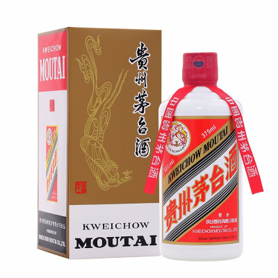 贵州茅台飞天375ml 酱香型白酒 53度 375ml单瓶