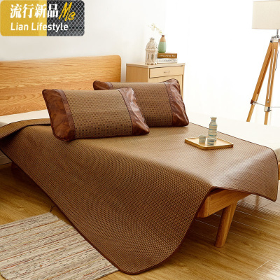 夏天藤凉席1.8m床席子1.5滕习1.35米竹腾1双人2.0x2x2.2冰丝1.2 三维工匠凉席/凉枕