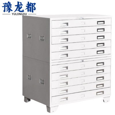 豫龙都图纸柜双节台