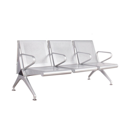 匡大 排椅三人位机场椅不锈钢金属医院公共座椅连椅KDT016