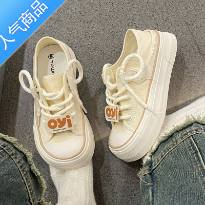 SUNTEK卡卡kaka国潮小众原创芒果头半拖帆布鞋女2023新款夏季丑萌大头鞋