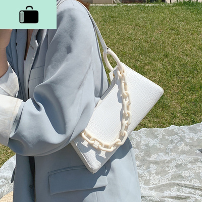 2020包包法式小众小包包腋下法棍包夏季网红女单肩时尚复古新款潮NEW LAKE女士单肩包