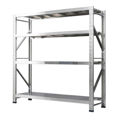 迅众 2000*400*2000不锈钢重型货架 仓储自由组合商用仓储冷库重型多层货架食品无菌置物架实验室储物架