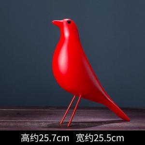 美帮汇北欧摆件现代家居办公室装饰品小鸟摆设软装树脂创意工艺品