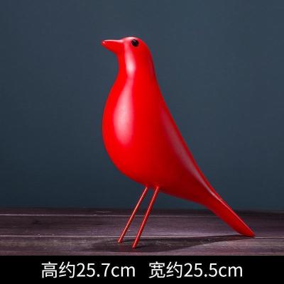美帮汇北欧摆件现代家居办公室装饰品小鸟摆设软装树脂创意工艺品