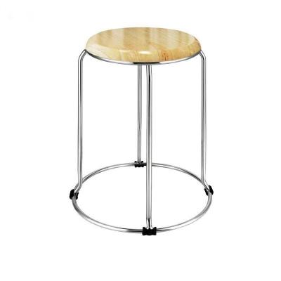 澎铭源凳子 家用客厅小圆凳 工厂车间叠放椅子 职工食堂圆凳 300*450mm/张