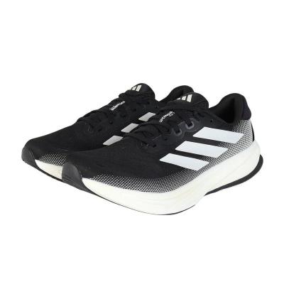 阿迪达斯(adidas)男子宽版缓震跑鞋透气舒适运动 jogging 鞋绿色