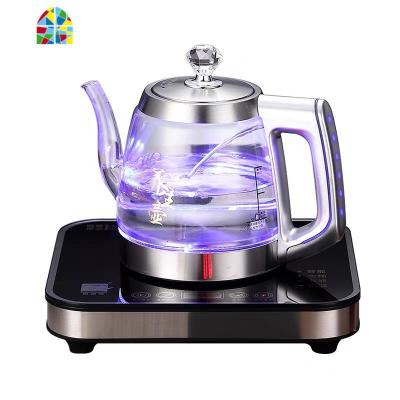 全自动底部上水电热烧水壶保温一体泡茶台专用玻璃抽水家用煮茶器 FENGHOU PS-H7(桶装水版)