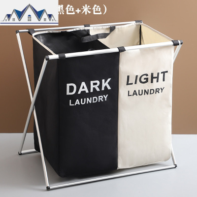 脏衣篮可折叠北欧脏衣篓家用洗衣篮子卧室装衣物脏衣服收纳筐 三维工匠收纳篮