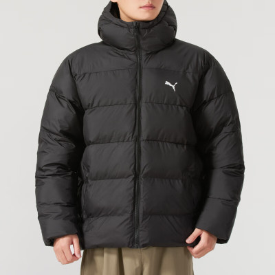 彪马(PUMA)男装新款运动服户外保暖舒适棉服连帽休闲棉袄棉衣外套684120-01 ZP