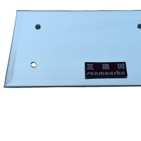 三猫树 镜子 玻璃镜片 化妆镜 斜边 四孔 5×650×1200 块