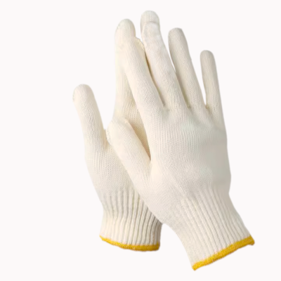 至桓 棉盖涤线劳保手套 均码/双