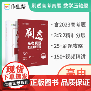 作业帮 刷透高考真题数学压轴题2024版 全国卷高考数学满分突破 高考必刷题高中一二轮总复习资料书 高一二三真题全刷考题