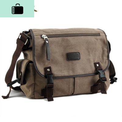 2020新款休闲单肩包书包 帆布包横款男包斜挎包潮流邮差包NEW LAKE男士斜挎包