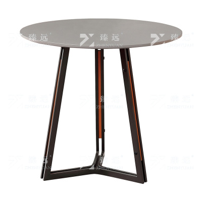 臻远ZY-VC112709 洽谈桌现代小圆桌会客接待休闲桌