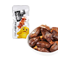 汤老鸭 卤味鸭心黑鸭味16g*5包 汤老鸭老汤鸭心卤味香辣鸭心零食辣小包装真空