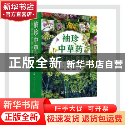 正版 袖珍中草药野外识别图鉴 李宗清,杨高华,岳桂华 化学工业出