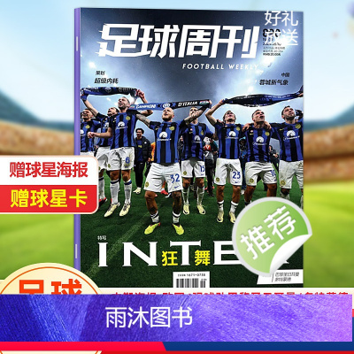 [正版]足球周刊杂志2024年总第890期 国际米兰意甲夺冠+赠欧冠四强海报