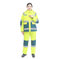 燕舞BD2FF2523203F2F应急救援冬季职业装(羽绒)150-175(计价单位:套)荧光绿色