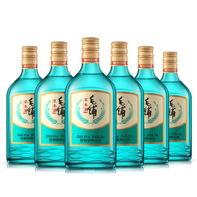 劲牌毛铺草本酒绿荞口粮酒草本白酒42度258ml*15光瓶酒自饮送礼