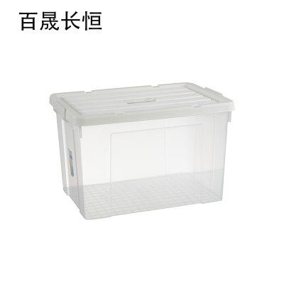 百晟长恒 BSCH-A78 15L 白盖透明 防水防潮透明整理收纳箱 (计价单位:个) 白盖透明