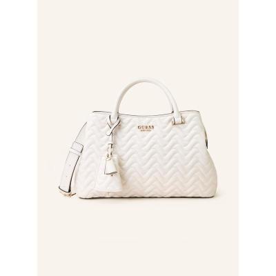 GUESS手拿包女款菱格纹设计链条可拆卸软把提手三用斜挎单肩背包