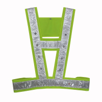 SYBX1114 背心定制发光背心LED醒目(计价单位:套)荧光绿