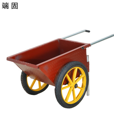 端固 翻斗车灰斗车手推车 钢板厚2.0+充气轮 小号DS-2.0/个