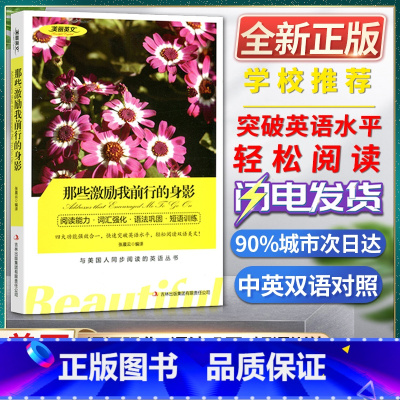 [正版]美丽英文那些激励我前行的身影阅读能力词汇强化语法巩固短语训练与美国人同步阅读的英语丛书快速突破英语水平轻松阅读