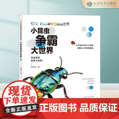 小昆虫争霸大世界 123!探秘神奇的昆虫世界 科普照片绘本书籍童书儿童超清印刷林育真图书新品上架