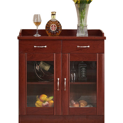 戴劲 茶水柜餐边柜储物柜备餐柜客厅酒柜厨房碗柜 二门玻璃款