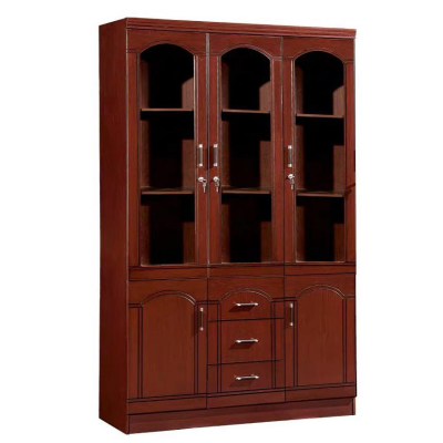 美沐芯品 实木书柜三门 1200*450*2000mm （sg012）