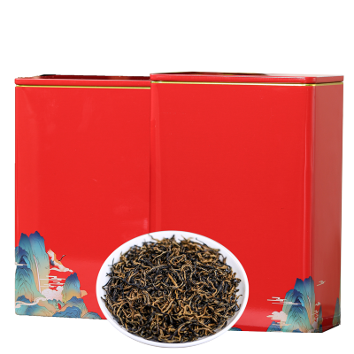 源御露(Yuan Yu Lu)妙趣金骏眉茶叶武夷红茶蜜香级浓香茶散装妙趣红礼罐装500克